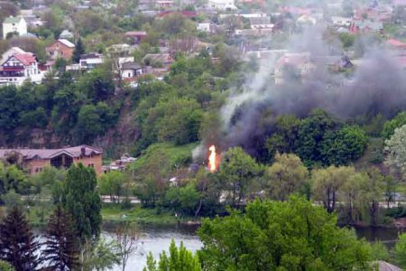 В Виннице произошел взрыв на АЗС. ВИДЕО