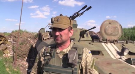 Зенитная артиллерия АТО под надежным командованием бойца "Кума" (ТВ, Видео)