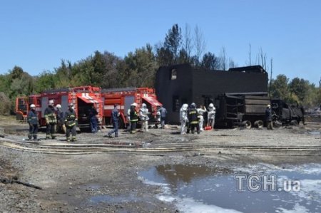 Что натворил огонь на нефтебазе под Васильковом. ФОТО