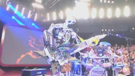 Человечество, берегись! Роботы играют рок. ВИДЕО