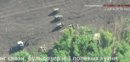 В районе Мариуполя разведка рассекретила военную базу российских оккупантов. ВИДЕО