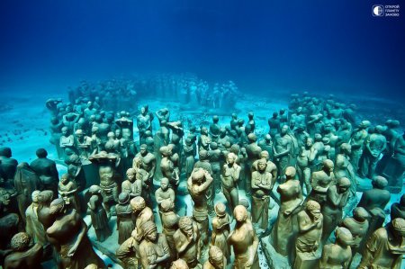 Невероятный музей подводных скульптур. ФОТО