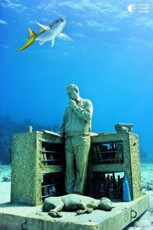 Невероятный музей подводных скульптур. ФОТО