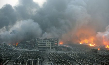 В Китае число погибших на складе с опасными веществами возросло до 50 человек