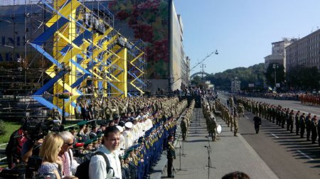 Святково вбраний Майдан на День Незалежності. ФОТО+ВІДЕО