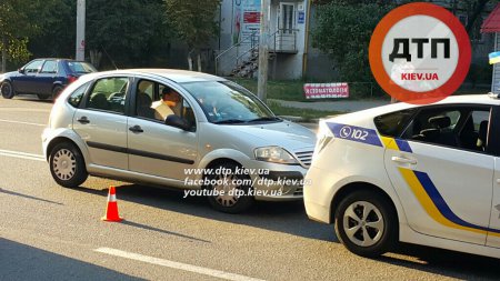 Упіймавши ґаву, дівчина взяла на таран поліцейський Prius. ФОТО