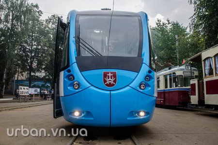 Сегодня на улицы Винницы вышел новый трамвай