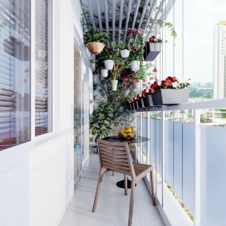 Чудесная модернизация маленьких скучных балконов. ФОТО