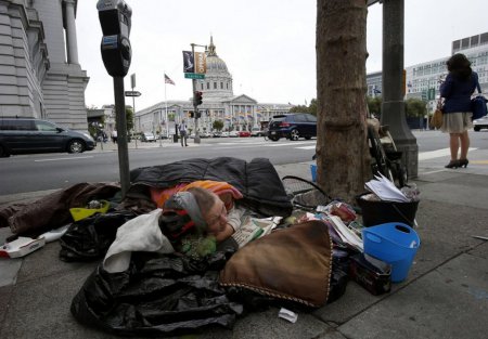 Города с самым большим числом бездомных