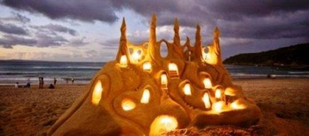 Невероятная ручная работа: реалистичные замки из песка. ФОТО