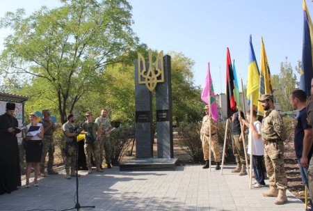 В Запорожской области появился первый памятник героям-фронтовикам