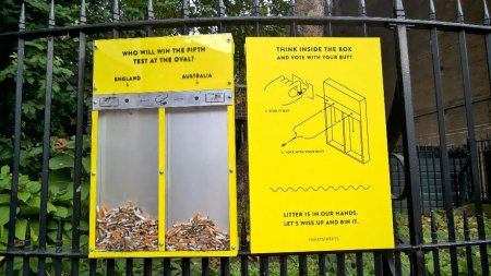 В Великобритании придумали, как заставить людей не мусорить на улицах. ФОТО
