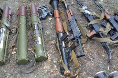 На Луганщине Службой безопасности Украины было найдено огромное убежище с оружием