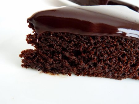 Полезный шоколадно-кофейный торт из кабачков