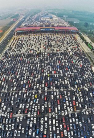 Транспортный коллапс в Китае. ВИДЕО