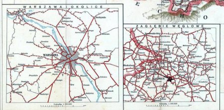 Польські дороги на картах 30-х років