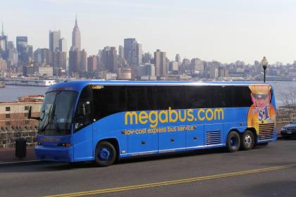 Акция от Megabus: билеты по 50 центов для поездок с 12 января по 12 февраля