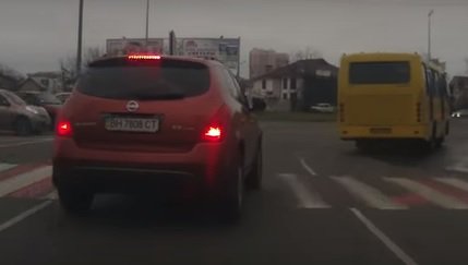 Осторожно! Псих на дороге в Одессе! ВИДЕО