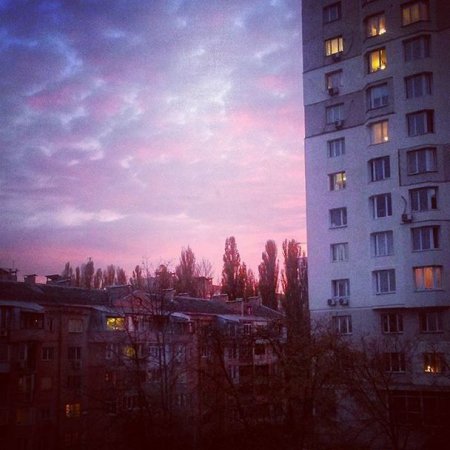 Київ був шокований фантастичним заходом сонця. ФОТО