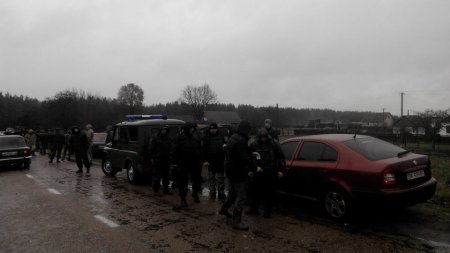 Рейд правоохранителей Олевщины на "незаконный янтарь"