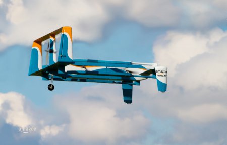 Интернет-магазин Amazon представил новый беспилотник для доставки товаров. ВИДЕО