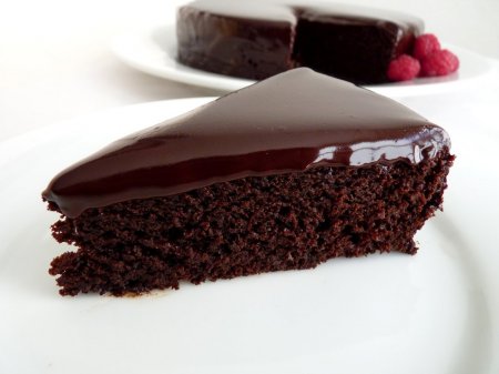Низкокалорийный шоколадно-кофейный пирог