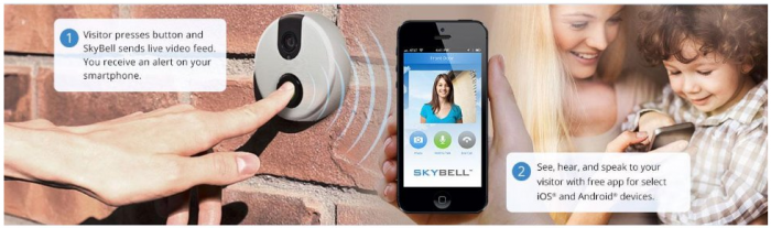 SkyBell: умный дверной звонок подключенный к WiFi