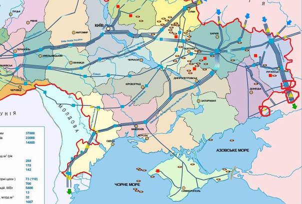 Украина может начать газовую блокаду Кубани и Ростова