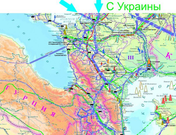 Украина может начать газовую блокаду Кубани и Ростова