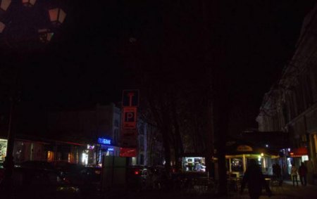 Мітинг-дискотека на темних вулицях Севастополя. ВІДЕО