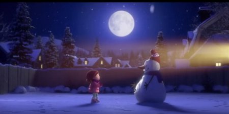 Зворушлива зимова історія про маленьку дівчинку. ВІДЕО