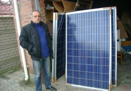 Инженер из Луцка зарабатывает около 9 тысяч гривен на собственной солнечной электростанции