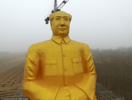 В Китае возводят гигантскую статую Мао Цзедуна. ФОТО