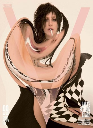 Эпатажная Леди Гага в фотосессии для журнала "V Magazine". ФОТО