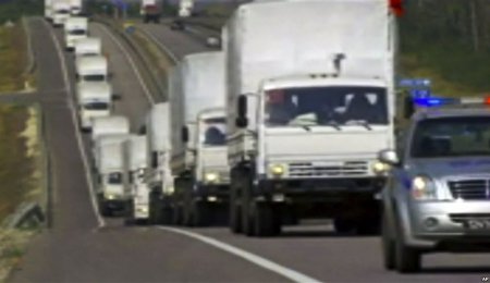 Украина возит свои товары через Россию под конвоем