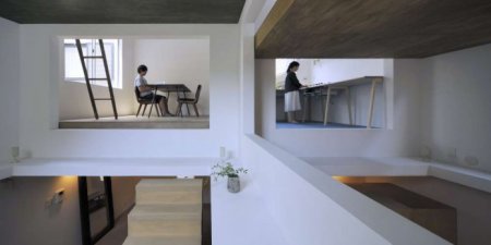 "Ниндзя-хаус" в Японии: полное отсутствие внутренних стен и перил. ФОТО