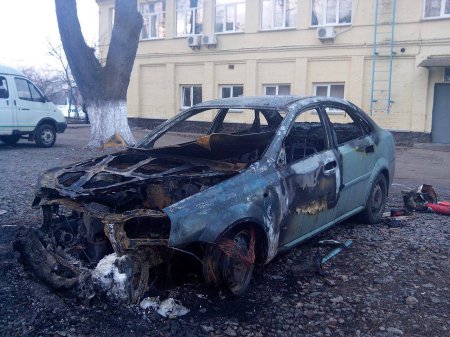 В Киеве сожгли автомобиль директора коммунального предприятия