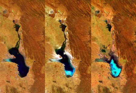 В Боливии исчезло огромное озеро