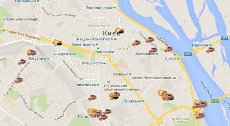 Киевляне уже могут отслеживать передвижение коммунального транспорта в режиме онлайн