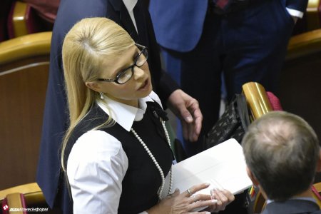Юлия Тимошенко распустила косу. ФОТО