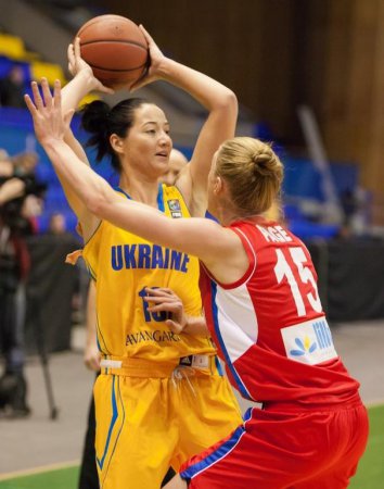 Фоторепортаж: Как украинские баскетболистки победили Сербию