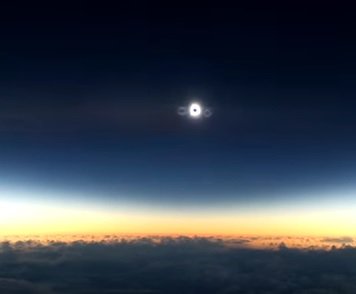 В Сети появилось видео идеального солнечного затмения