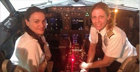 Израильская авиакомпания отправила в рейс первый самолет под управлением женского экипажа
