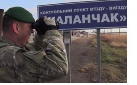 Беспорядки на границе с Крымом: пьяный "айдаровец" ударил женщину, порвал паспорт и стрелял в полицию