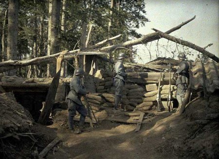 Уникальные цветные фотографии времен Первой мировой войны
