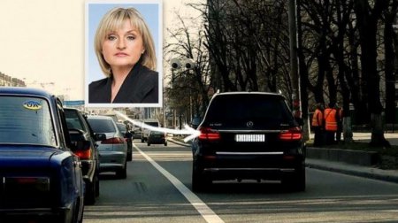 Муж и жена - одна сатана: супруга Юрия Луценко тоже нарушает ПДД. ВИДЕО