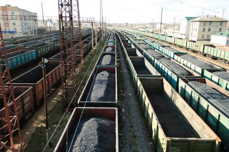 Транзит российского угля, через оккупированные районы - в Украину. ФОТО