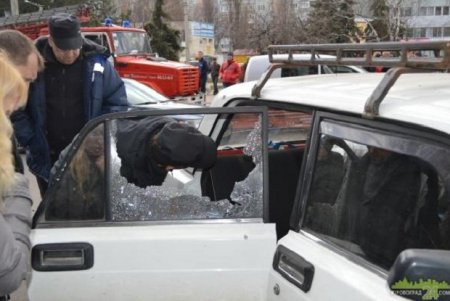 В центре Кировограда взорвалась урна с мусором
