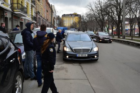 Саакашвили приехал в Киев на Мерседесе за 4,5 млн грн. ВИДЕО