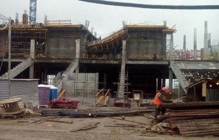 В России рухнуло перекрытие стадиона, строящегося к ЧМ-2018
